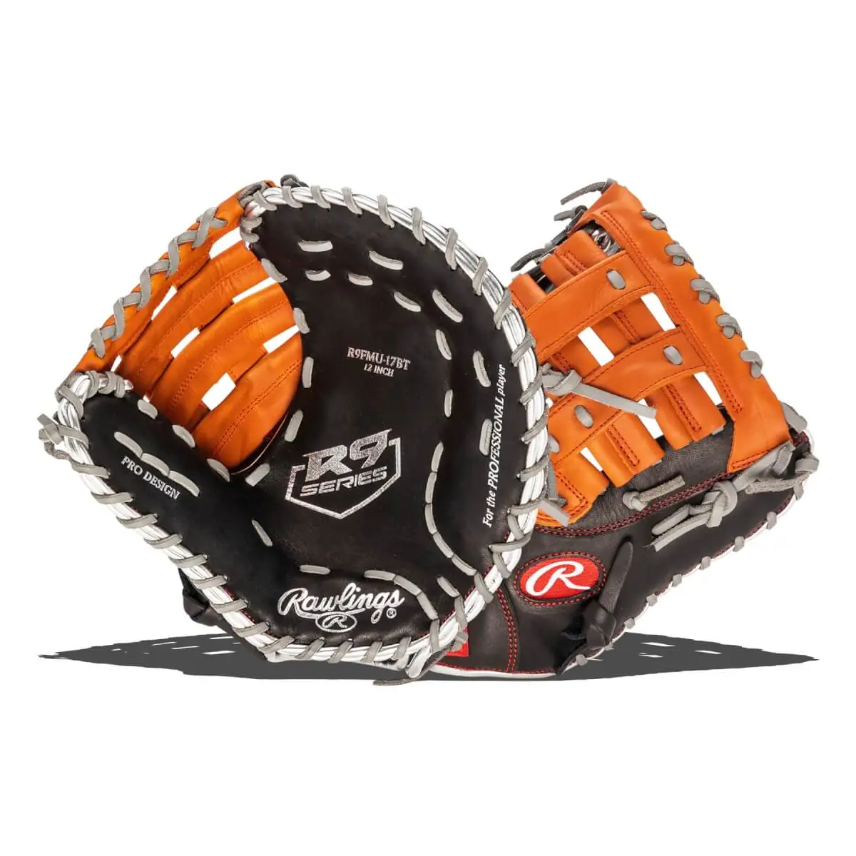 Rawlings R9 ContoUR Fit 12" Youth Baseball First Base Mitt 3 Rawlings R9 ContoUR Fit 12" Youth Baseball First Base Mitt