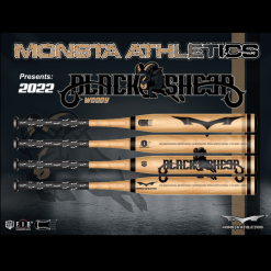 Clearance – Monsta Wood Grain Black Sheep LE 12.5″ USA Slowpitch Softball Bat: Endloaded