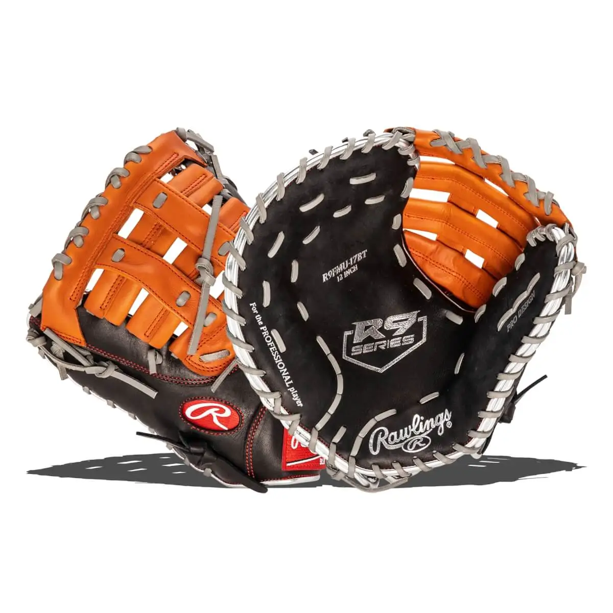 Rawlings R9 ContoUR Fit 12" Youth Baseball First Base Mitt 4 Rawlings R9 ContoUR Fit 12" Youth Baseball First Base Mitt - Image 2