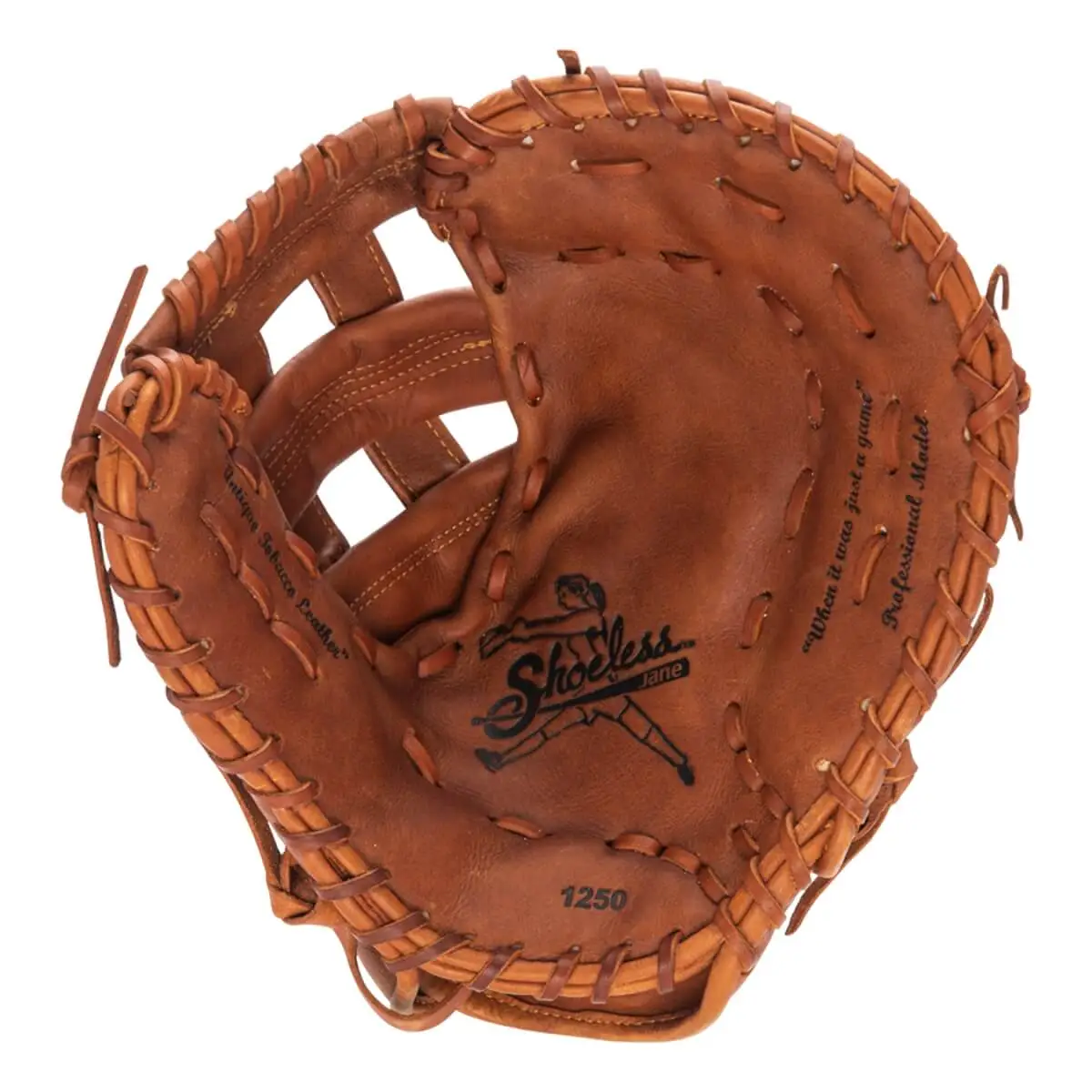 Shoeless Joe Shoeless Jane 12.5" Fastpitch First Base Mitt 11 Shoeless Joe Shoeless Jane 12.5" Fastpitch First Base Mitt - Image 9