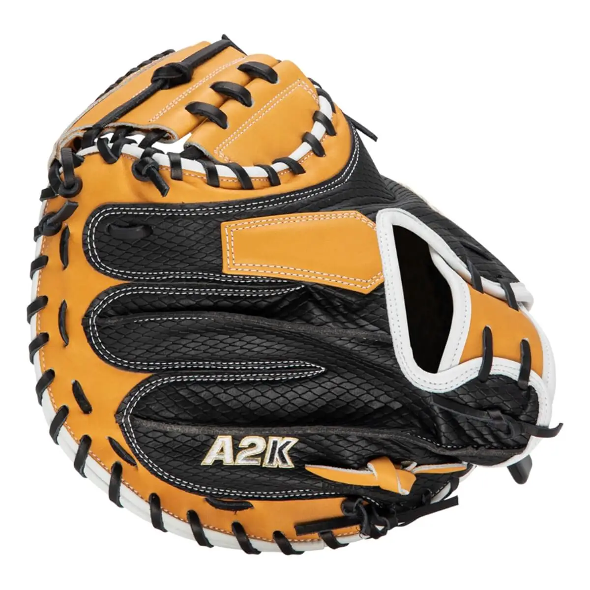 Wilson A2K Super SnakeSkin M1D 33.5" Baseball Catcher's Mitt 7 Wilson A2K Super SnakeSkin M1D 33.5" Baseball Catcher's Mitt - Image 5