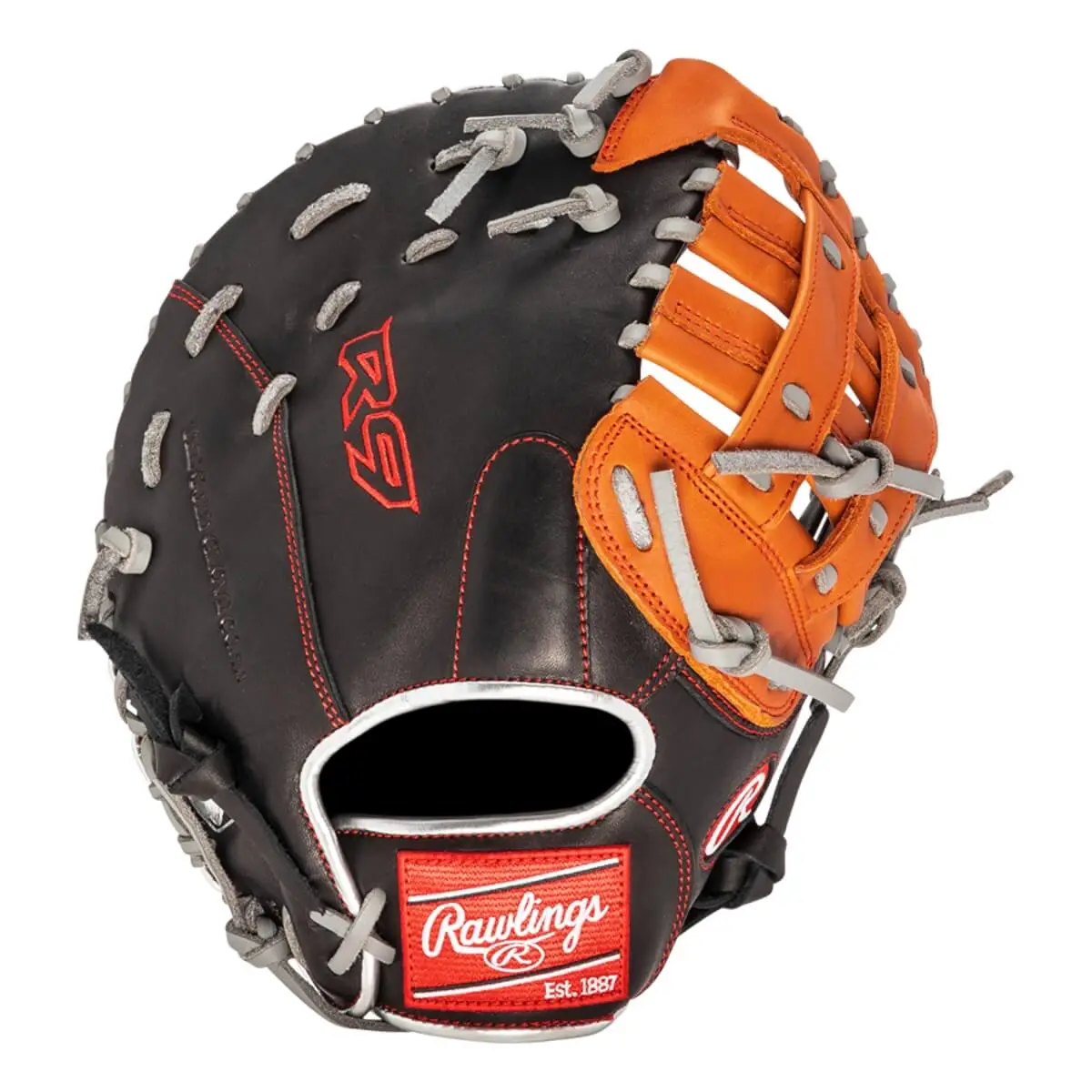 Rawlings R9 ContoUR Fit 12" Youth Baseball First Base Mitt 10 Rawlings R9 ContoUR Fit 12" Youth Baseball First Base Mitt - Image 8