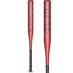 Clearance – 2021 Monsta Candy Sinister LE 12.5″ (3900) Midloaded USA Slowpitch Softball Bat -Baseball Gloves Shop Monsta Candy Sinister Red ASA Softball Bat 800x