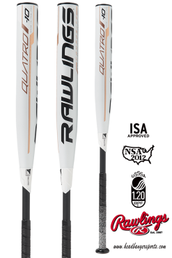 Clearance – 2019 Rawlings Quatro -10 Fastpitch Softball Bat: FP9Q10 -Baseball Gloves Shop Rawlings 2019 Quatro Fastpitch 10 800x
