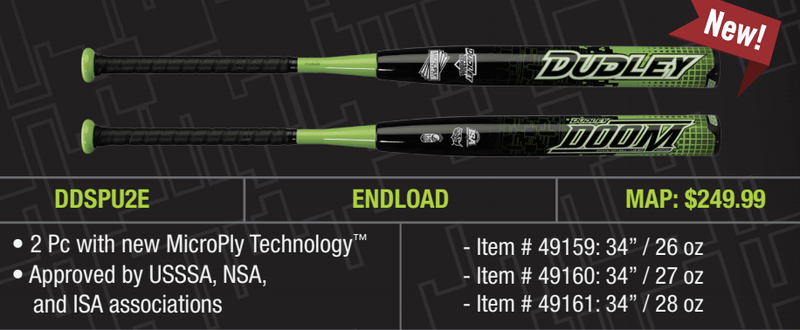 Clearance – 2020 Dudley Doom End-Loaded USSSA Slowpitch Softball Bat: DDSPU2E 4 Clearance – 2020 Dudley Doom End-Loaded USSSA Slowpitch Softball Bat: DDSPU2E - Image 2