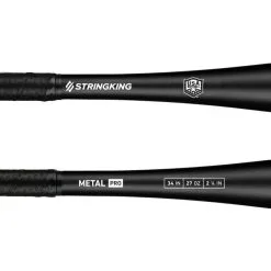 Clearance – StringKing Metal Pro 14″ ASA/USA Slowpitch Softball Bat: SKSPMP -Baseball Gloves Shop StringKing Baseball Metal Pro Bat USA Softball 34 Inch 27 Ounce Close base 2x 800x