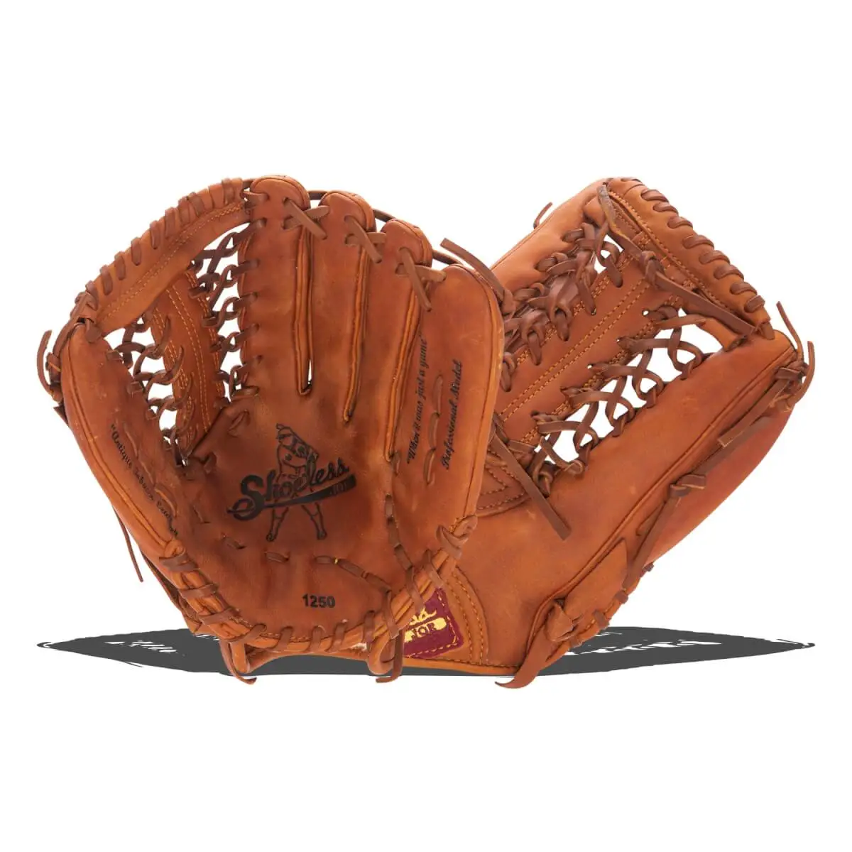 Shoeless Joe Professional 12.5" Baseball Glove 3 Shoeless Joe Professional 12.5" Baseball Glove