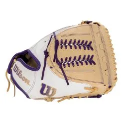 Wilson A2000 SuperSkin AM1 Spin Control Aubree Munro 34" Fastpitch Softball Catcher's Mitt -Baseball Gloves Shop bc96 01 23 wilson a2000 superskin am1 spin control aubree munro 34 fastpitch softball catchers mitt wbw10101834 36220 4 l