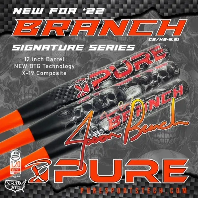 Clearance – 2022 PURE Sports Jason Branch Signature 2PC 12″ USSSA Slowpitch Softball Bat 3 Clearance – 2022 PURE Sports Jason Branch Signature 2PC 12″ USSSA Slowpitch Softball Bat