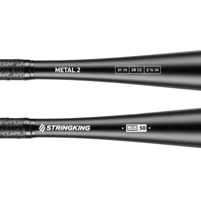 Clearance – 2022 StringKing Metal 2 (-3) BBCOR Baseball Bat 6 Clearance – 2022 StringKing Metal 2 (-3) BBCOR Baseball Bat - Image 4
